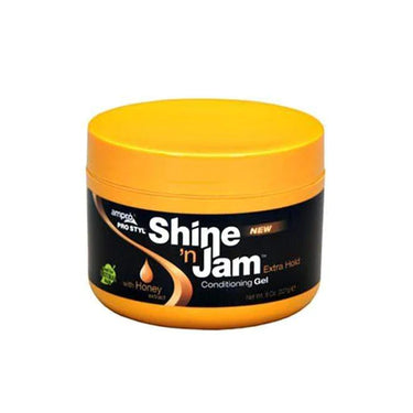 AMPRO SHINE 'N JAM CONDITIONING GEL EXTRA HOLD- 8 OZ, Sareya Beauty supply store in calgary, braiding hair hair extenstion, hair extension store